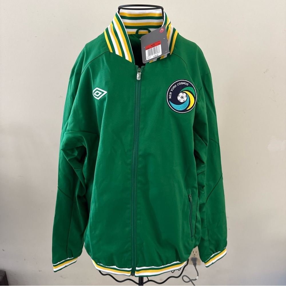 Umbro NEW YORK COSMOS JACKET Pele Mens sz L NEW with tags